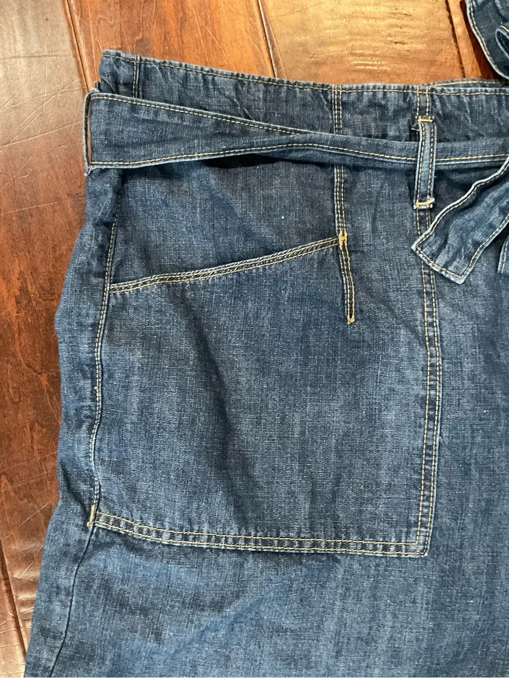Torrid Baggy High-Rise Tie-Belt Short